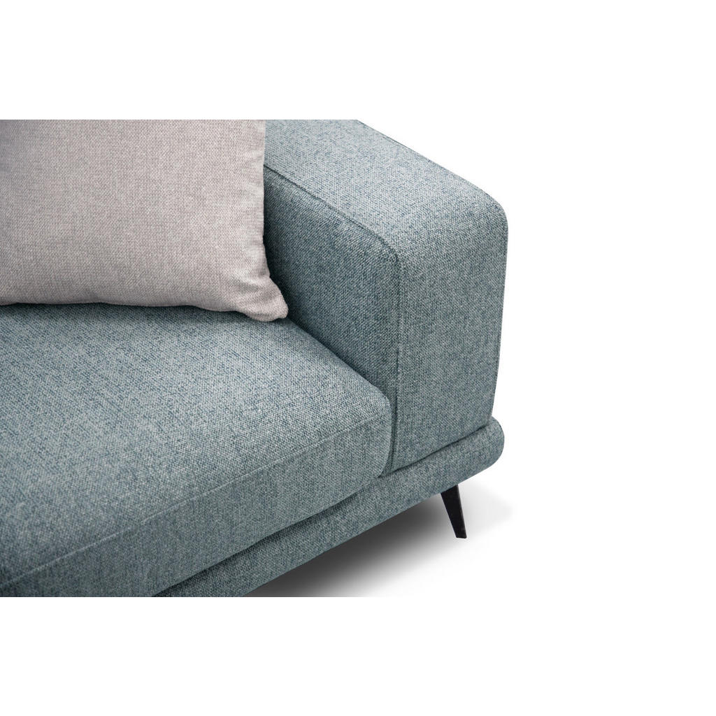 Thumbnail - Courtois Laville Ecksofa, Mintgrün, Textil, L-Form, Ottomane links,L-Form, 282x158 cm, Wohnzimmer, Sofas & Couches, Wohn...