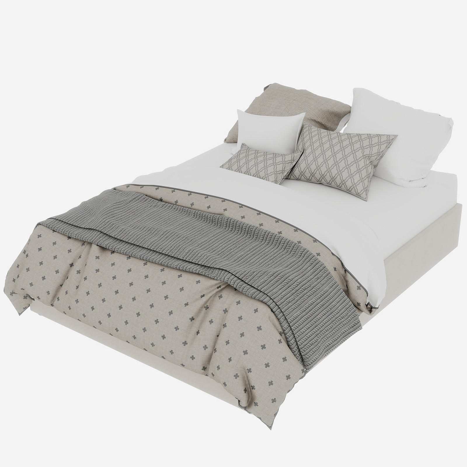 POLSTERBETT 140x200 cm Samt Stauraum hydraulisch beige - Beige, Textil (140/200cm) - Fortuna Lai