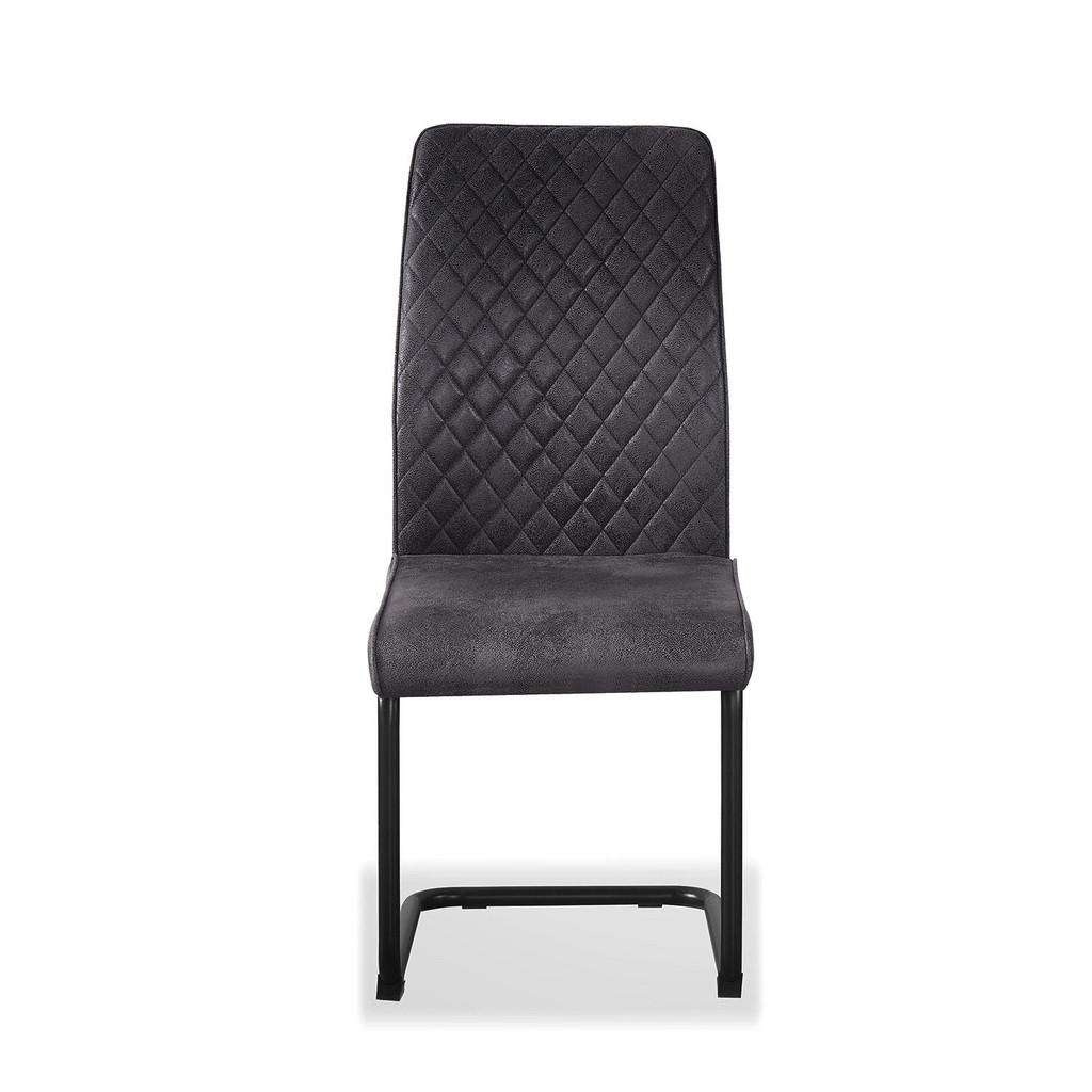 Thumbnail - B&D Home Schwingstuhl, Anthrazit, Textil, 44x98x58 cm, Oeko-Tex® Standard 100, Esszimmer, Stühle, Esszimmerstühle, Schwi...