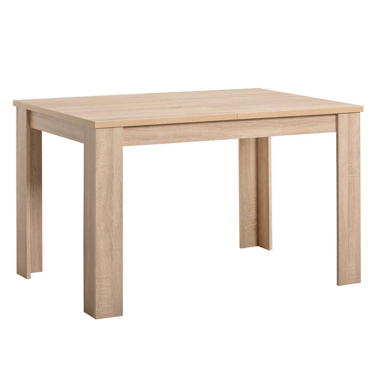 ESSTISCH in Holzwerkstoff 120-153/80/75 cm ausziehbar - Braun, Holz (80/120/75cm) - Homestyle4u