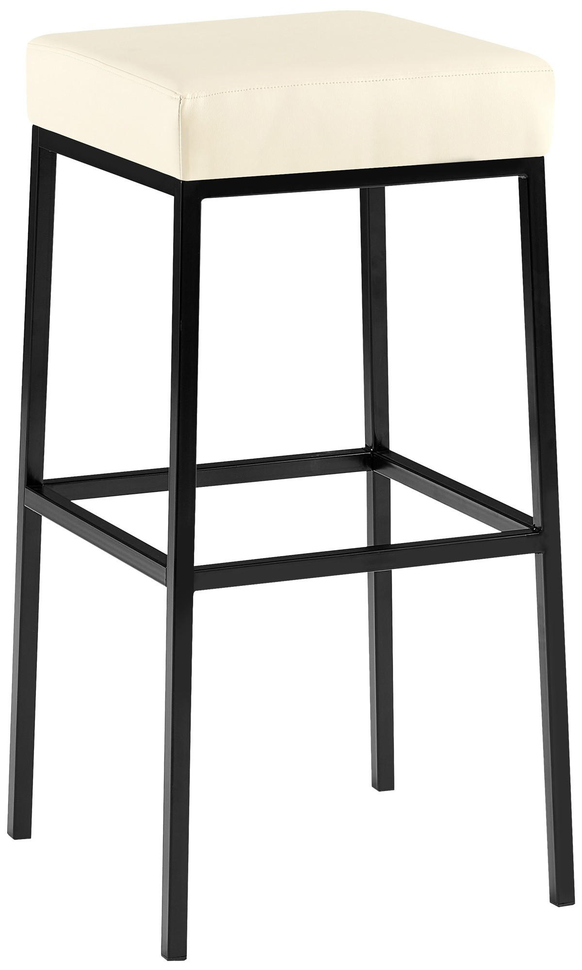 furnicato Barhocker Creme 37x78x37 cm