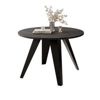 COUCHTISCH FRESCO 75/50 cm runden, Schwarz / Grigia Pietra (Steingrau) - Schwarz/Grau, Metall (75/75/50cm) - Idohome