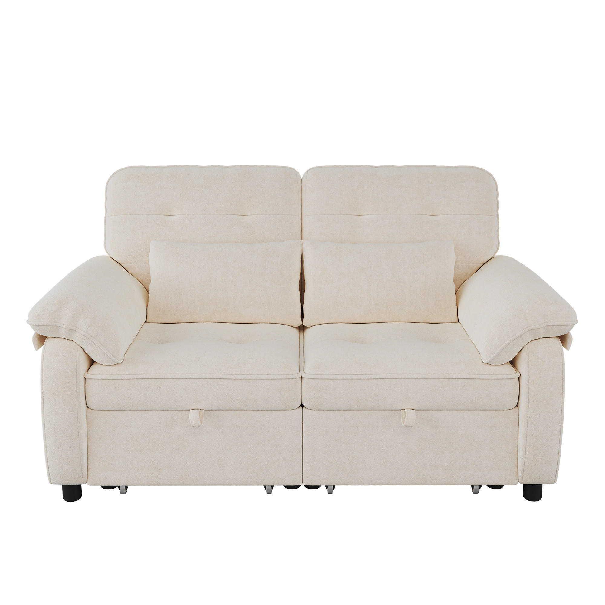 XXXLutz Schlafsofa Beige 90x86.5x142 cm