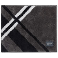 BADTEPPICHE CHECKS 288 ANTHRAZIT - 069 - Grau, Textil (50/60cm) - Joop!