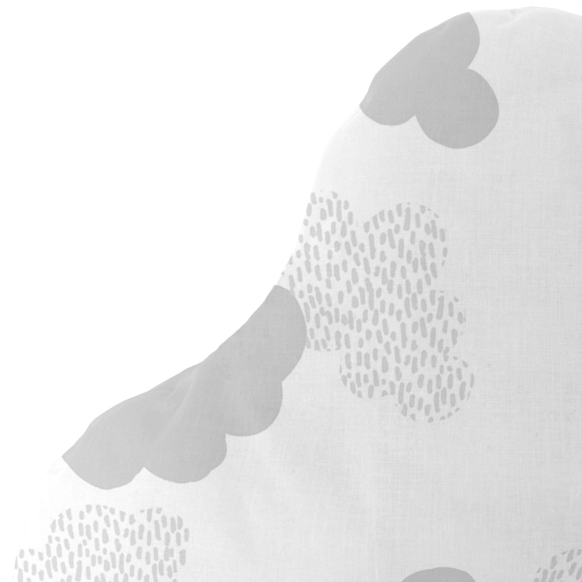KISSEN clouds 60x40 cm grau - Grau, Textil (60/40cm) - Happy Friday
