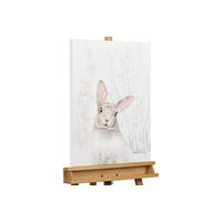 ACRYLBILD HANDGEMALT 50/70 cm - Beige, Holz/Textil (50/70cm) - KUNSTLOFT