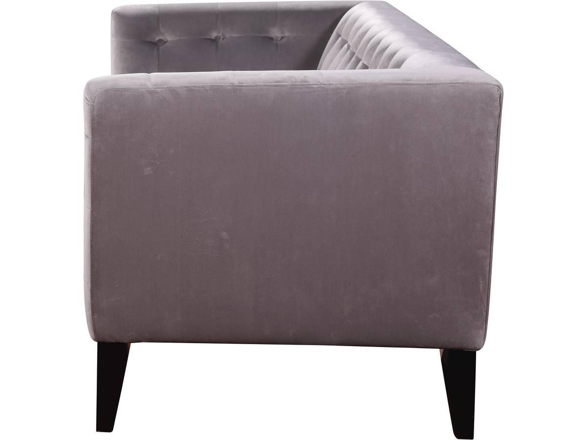 3-SITZER-SOFA Vanessa Hellgrau - Grau, Textil (189/75.5/82cm) - Habitat Garten