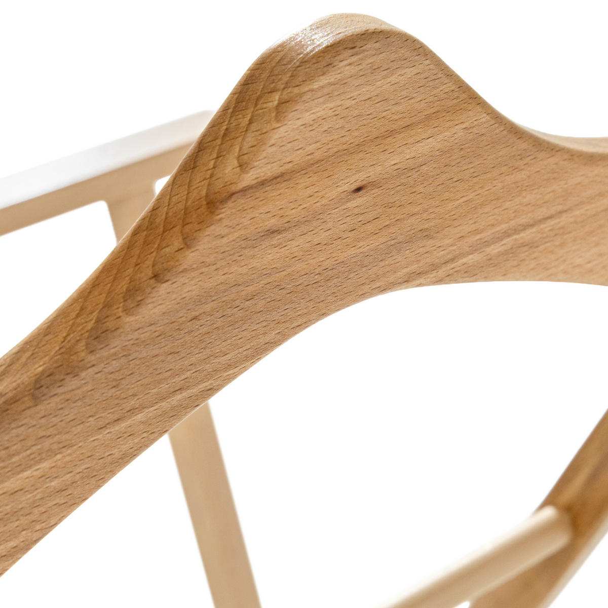 KLEIDERBUTLER AGLAS Herrendiener, natürliches Buchenholz - Naturfarben, Holz (32/104/44cm) - KONSIMO®