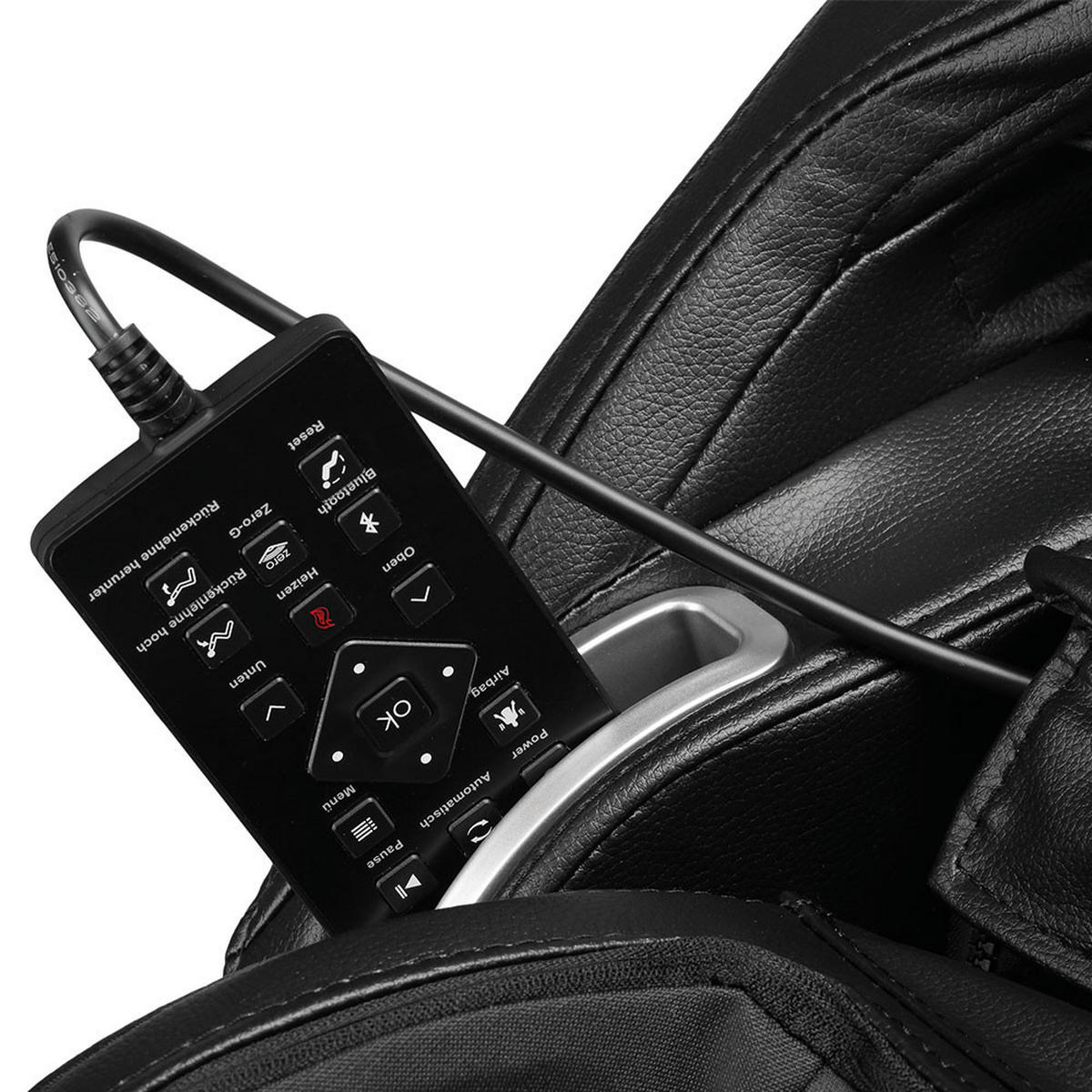 MASSAGESESSEL SONO - Schwarz - Schwarz, Kunststoff (74/109/131cm) - Home Deluxe