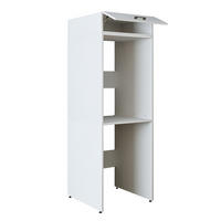 WASCHMASCHINENSCHRANK DUO-II 67cm Breit, 196cm Hoch - Weiß, Holzwerkstoff (67/196/67cm)