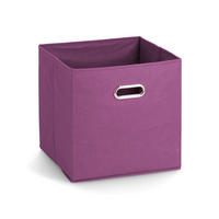 AUFBEWAHRUNGSBOX mit Griff, Vlies - Lila - Lila, Textil (32/32/32cm) - Zeller Present