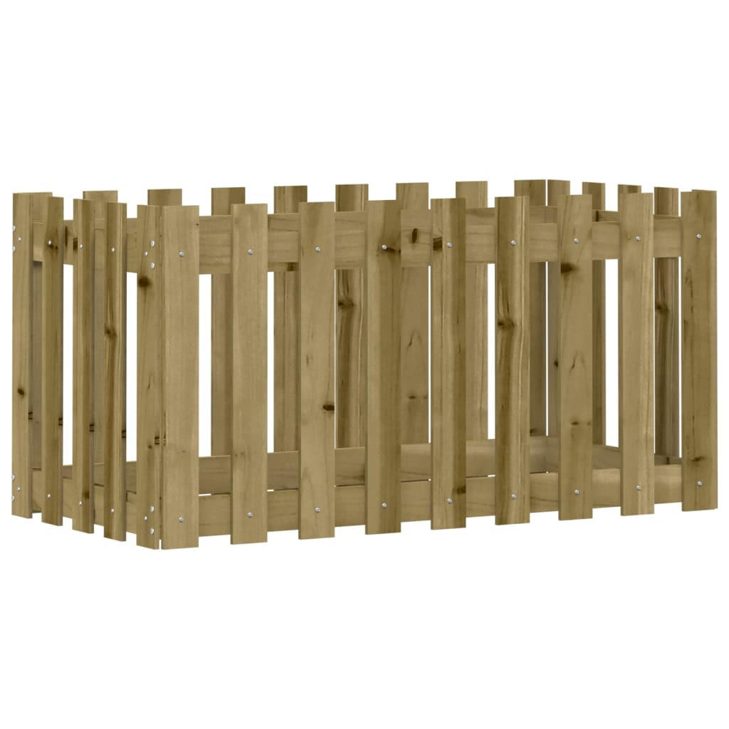 furnicato Hochbeet Braun 100x50x50 cm