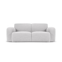 SOFA Molino aus Boucle hellgrau 2 Sitzplätze - Hellgrau, Textil (95/72/170cm) - Micadoni