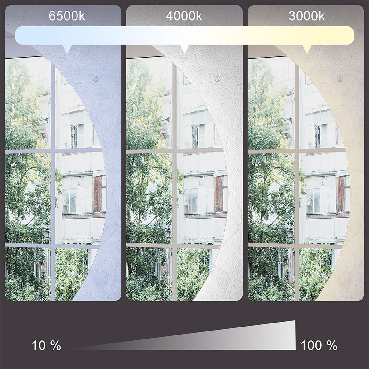 TOALETNÍ STOLEK Melora Bílá/dub - bílá, kompozitní dřevo (100/155/40cm) - Vicco