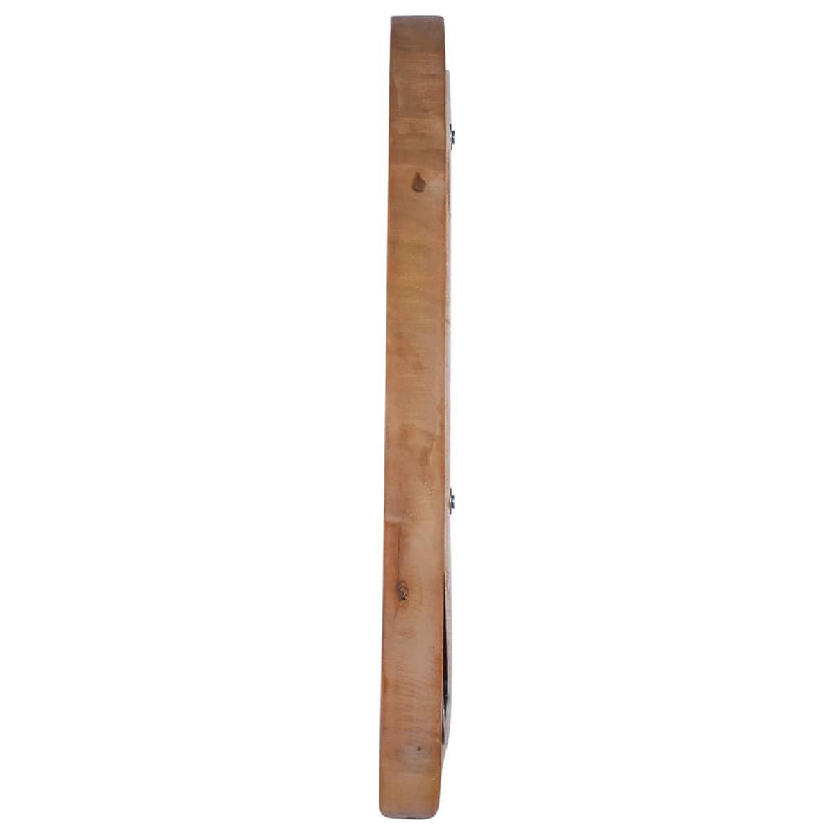 WANDSPIEGEL 40 cm Teak Rund - Naturfarben, Holz (40/40/3cm) - furnicato