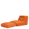 SITZSACK Outdoor mit Bodenkissen Nova - Orange, Textil (84/68/180cm) - icon