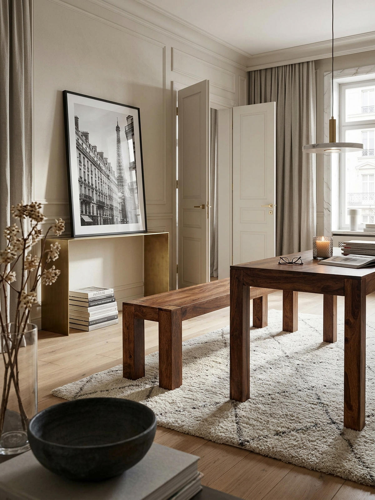 SITZBANK Massivholz Landhausstil handgefertigt, Braun 160x35x45 cm - Braun, Holz (160/45/35cm) - KADIMA DESIGN