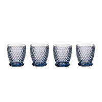 BECHER Boston Coloured Blau 330 ml 4er Set - Blau, Glas (0.33L) - Villeroy & Boch