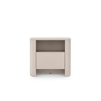 NACHTTISCH Rari 58x52x39 cm - Modern Nachtschrank zum Schlafzimmer - EIN praktischer Commode aus Spanplatten - Kaschmir - Kaschmir, Holzwerkstoff (58/52/39cm) - Chilly