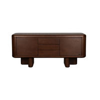 SIDEBOARD Herman Walnussfarbe - Braun, Holzwerkstoff (160/72/40cm) - Dutchbone