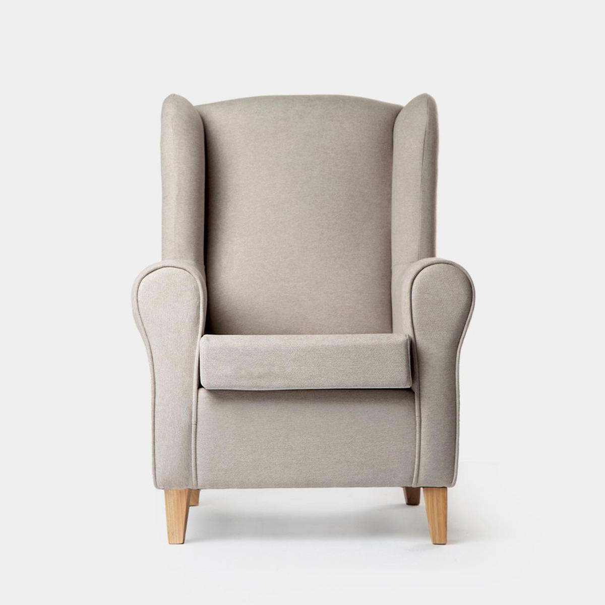 EINZELSESSEL Isabela Beige 75 cm x 103 cm - Beige, Textil (75/103/84cm)