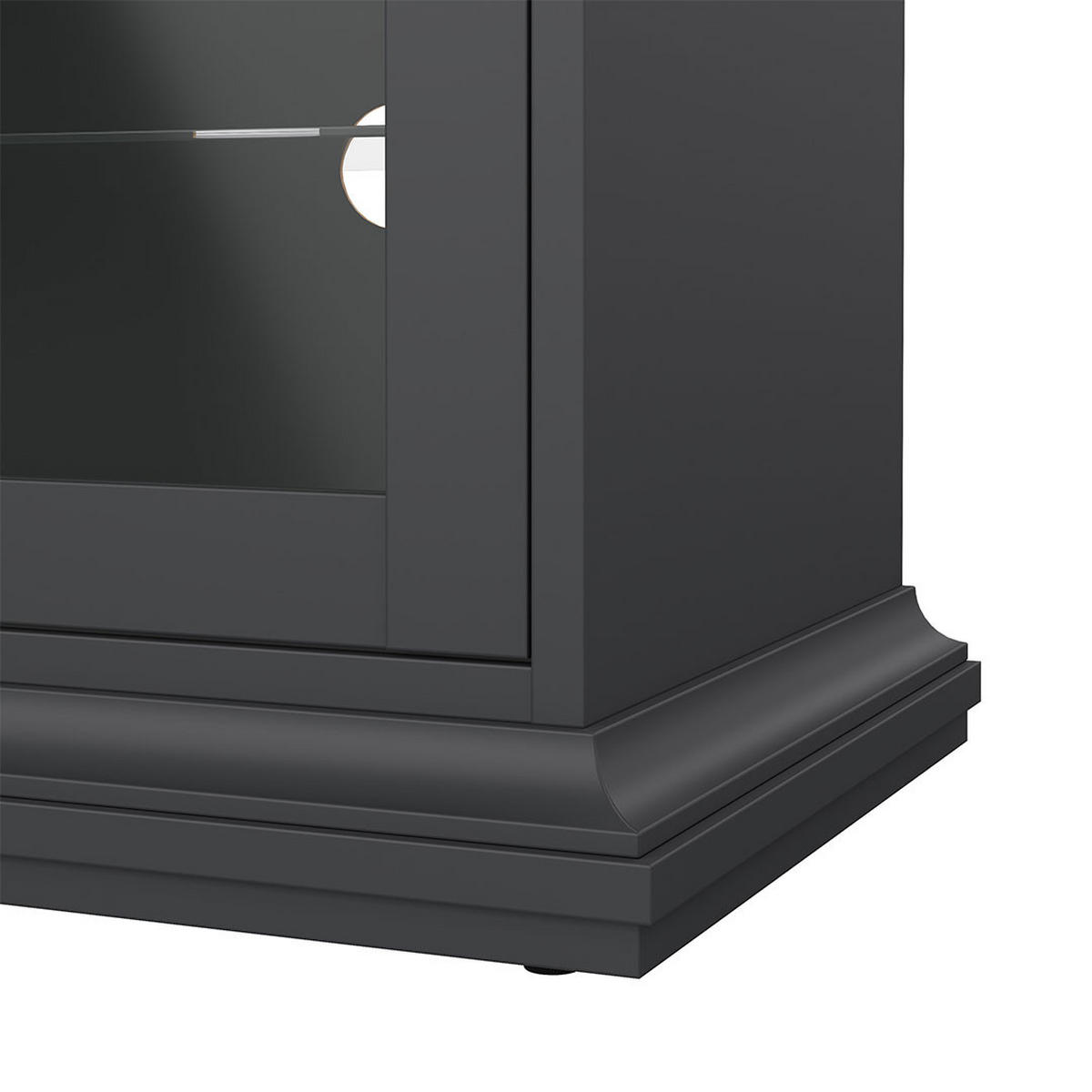 TV-ELEMENT Venedig Dunkelgrau 150/42/51 cm - Dunkelgrau, Holzwerkstoff (150/51/42cm) - ebuy24