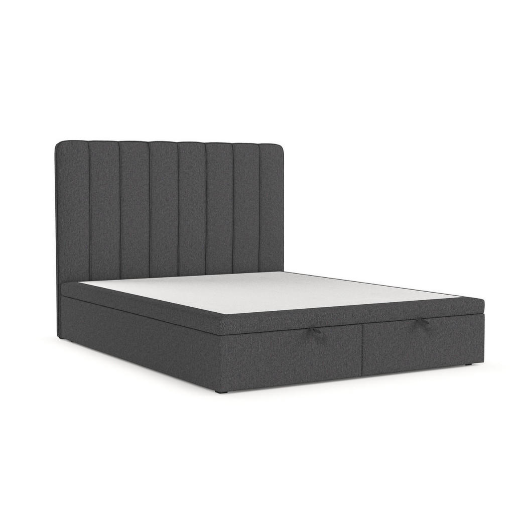 Thumbnail - AltaBeds Polsterbett, Anthrazit, Textil, Buche, Kiefer, 120x200 cm, Oeko-Tex® Standard 100, Handmade in Europe, Schlafzi...