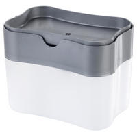 SPÜLMITTELSPENDER mit Pumpe - Transparent, Kunststoff (9.3/11/14cm) - Maximex