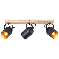 SPOTBALKEN Tronte 99797/86 - Schwarz, Holz (8/57.5/17.5cm) - Brilliant