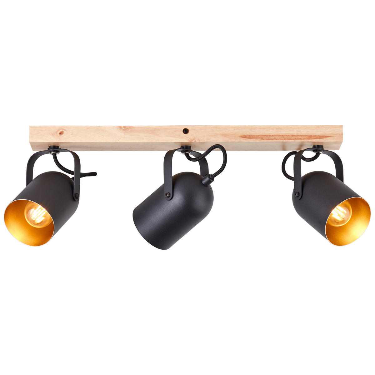 SPOTBALKEN Tronte 99797/86 - Schwarz, Holz (8/57.5/17.5cm) - Brilliant