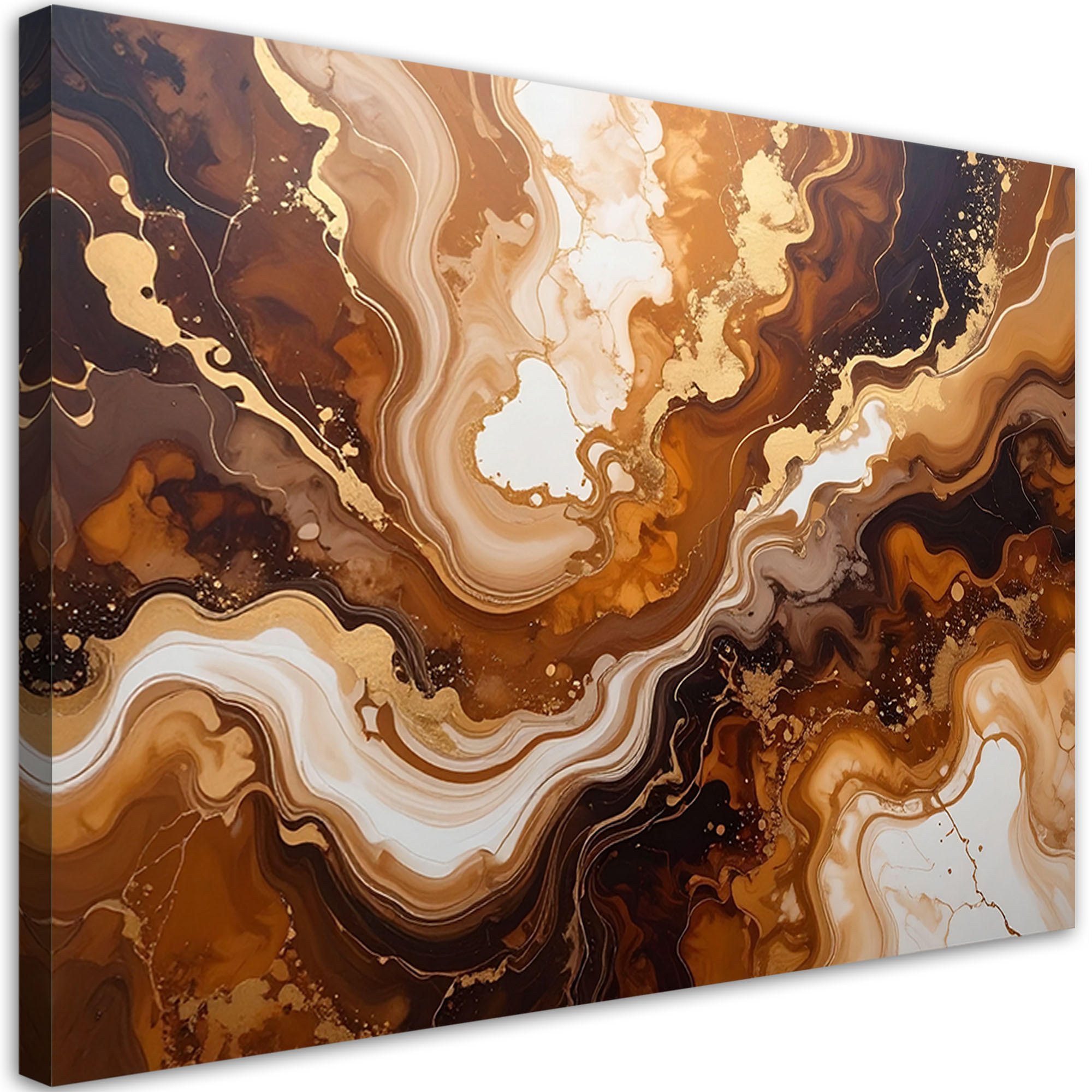 Feeby Leinwandbild, Braun 45x30 cm