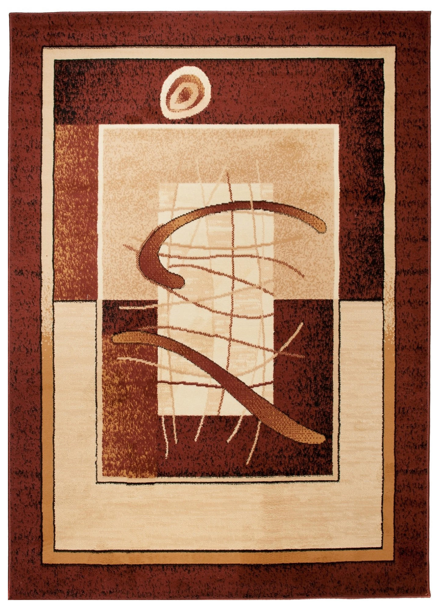 Tapiso Teppich Braun, Beige 180x250 cm