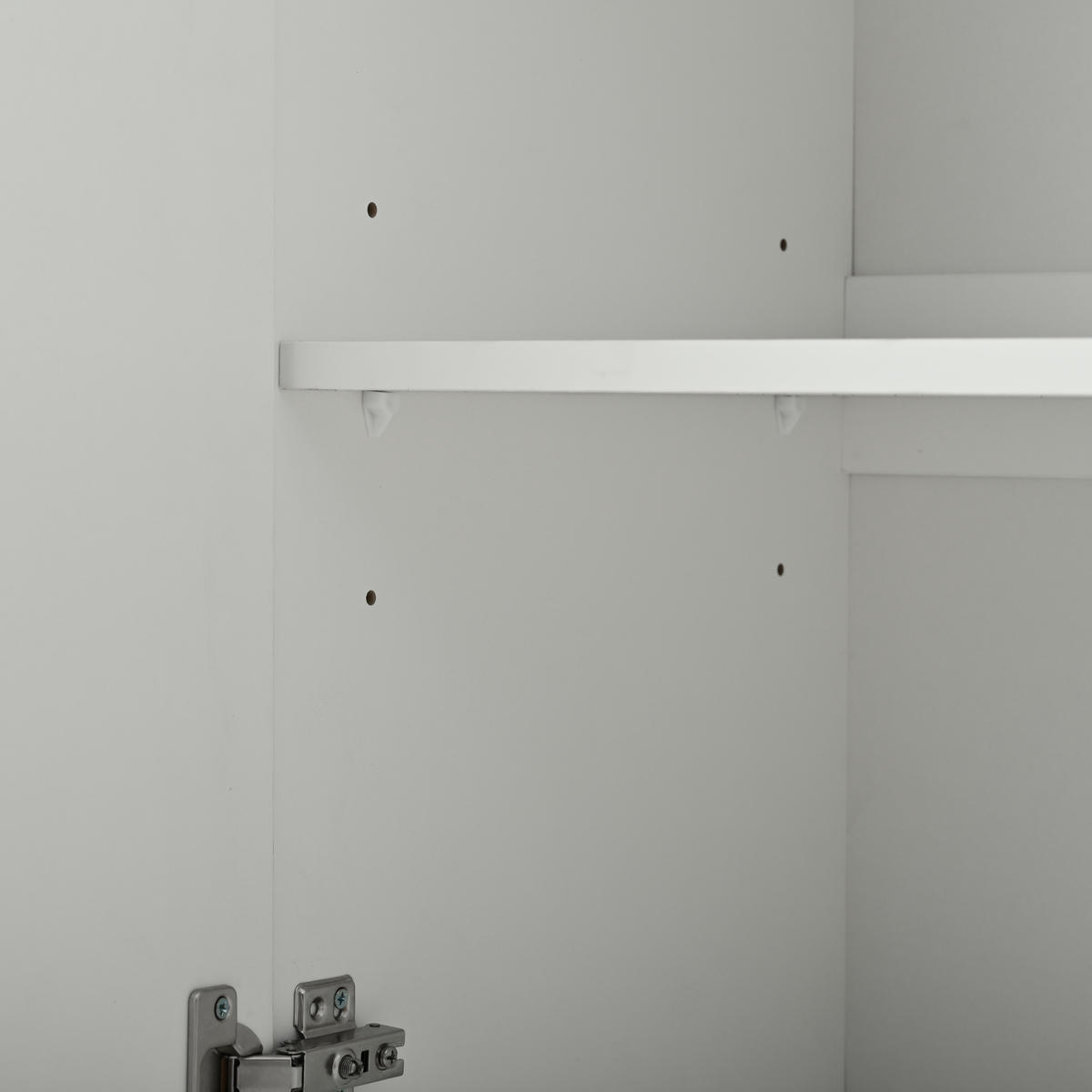 SIDEBOARD 120 cm in Weiß Kommode mit 3 Designtüren & verstellbaren Fächern - Weiß, Holzwerkstoff (120/79/39cm) - Urban Meuble