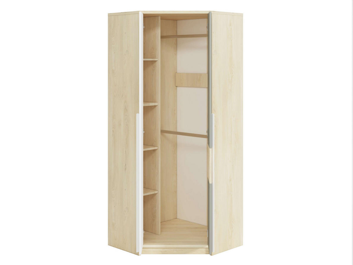 KLEIDERSCHRANK – DROP 0101 – 82 cm – Drop – Weiß - Weiß, Holzwerkstoff (82/199/82cm) - hi-markt