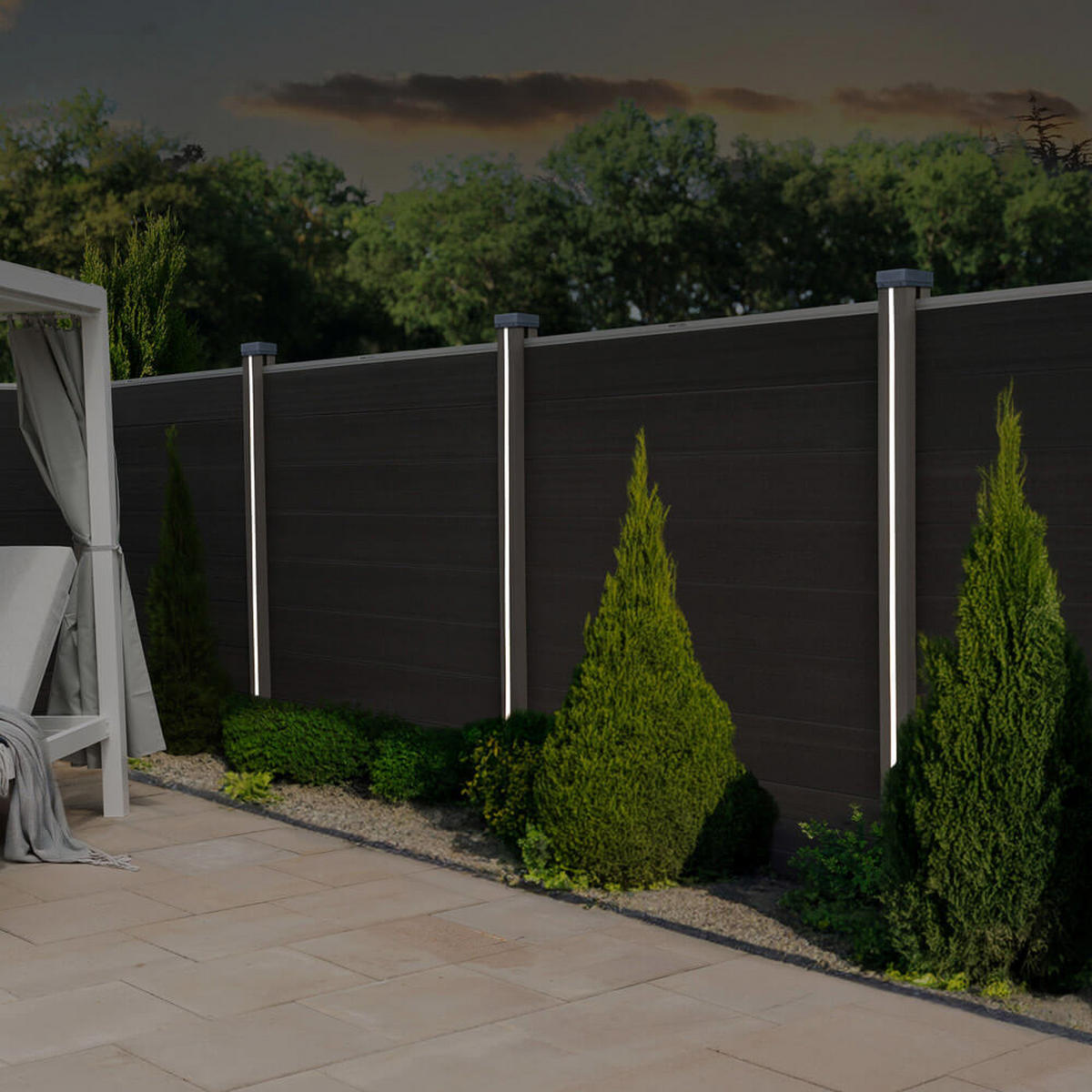 NUTLEISTE CALLUX STRIPE - 1 - Schwarz, Kunststoff (2/184cm) - Home Deluxe