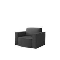 SESSEL Palma Ascot Bukla - Graphitfarben, Holzwerkstoff/Textil (98/74/89cm) - Fun Möbel