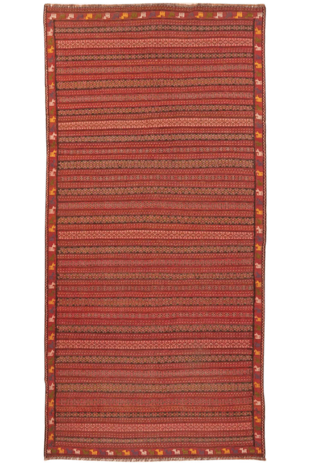 Looma Kelim-Teppich Rot 159x325 cm
