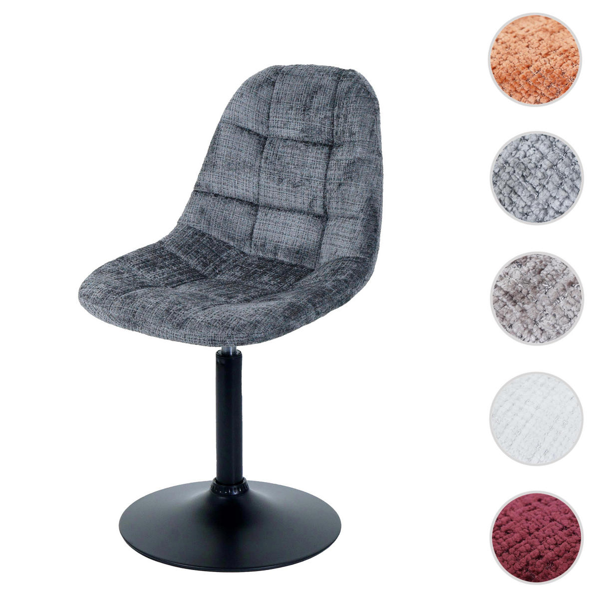 ESSZIMMERSTUHL Grau - Grau, Textil (47/83/43cm) - MCW