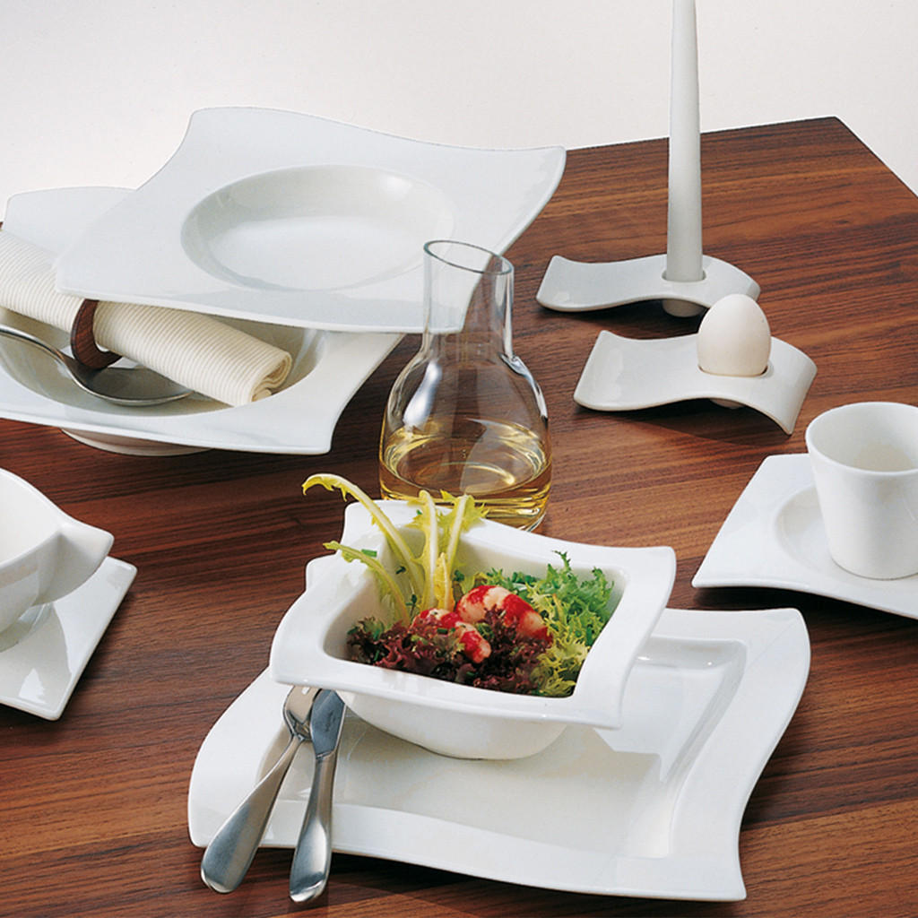 STARTER-SET NewWave weiß - Weiß, Keramik (1/1/1cm) - Villeroy & Boch