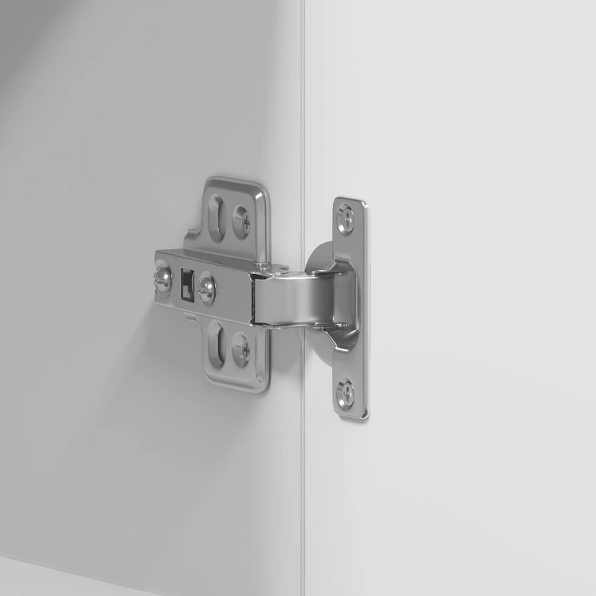 KÜCHENOBERSCHRANK Lyon mit 2 Türen 60/31/60 cm aus Holzwerkstoff Weiß - Weiß, Holz (60/60/31cm) - vidaXL