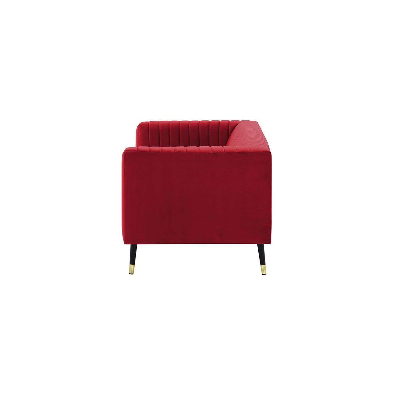 Thumbnail - Slf24 Dreisitzer, Rot, Textil, 3-Sitzer, 201x71x83 cm, Wohnzimmer, Sofas & Couches, Sofas, 3-Sitzer Sofas