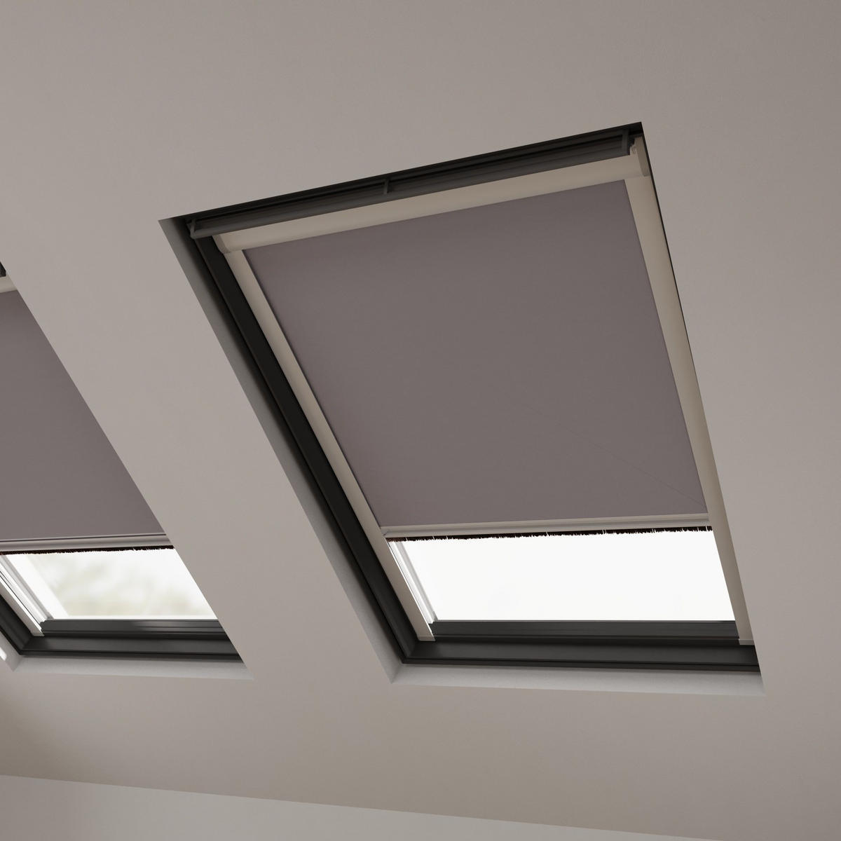 DACHFENSTERROLLO Cocoon Größe: MK08 - Grau, Textil (61/122/5cm) - Cocoon Home Concepts