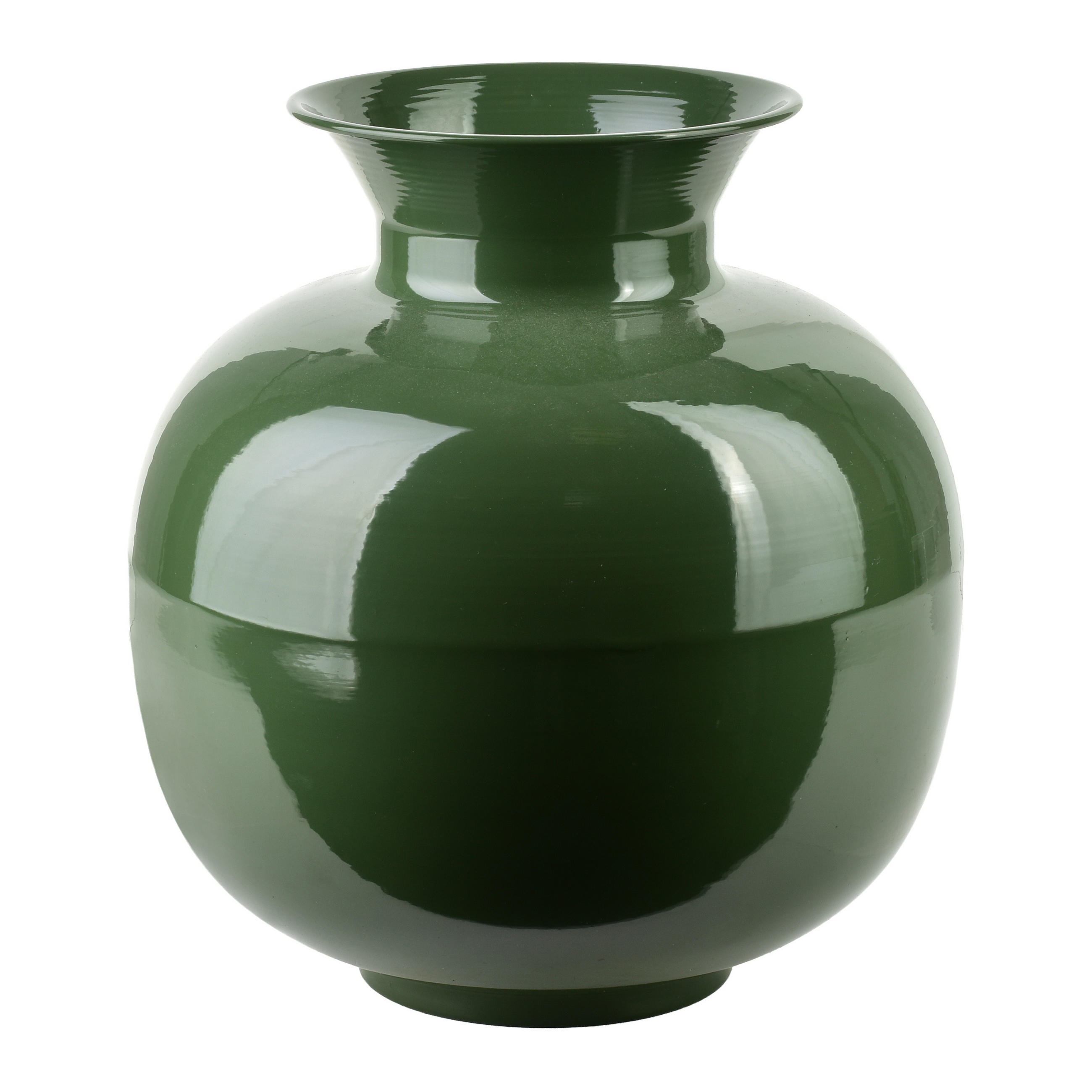 VASE Roger Grün 18,5x29xh34 cm Metall - Grün, Metall (34cm) - Mondex