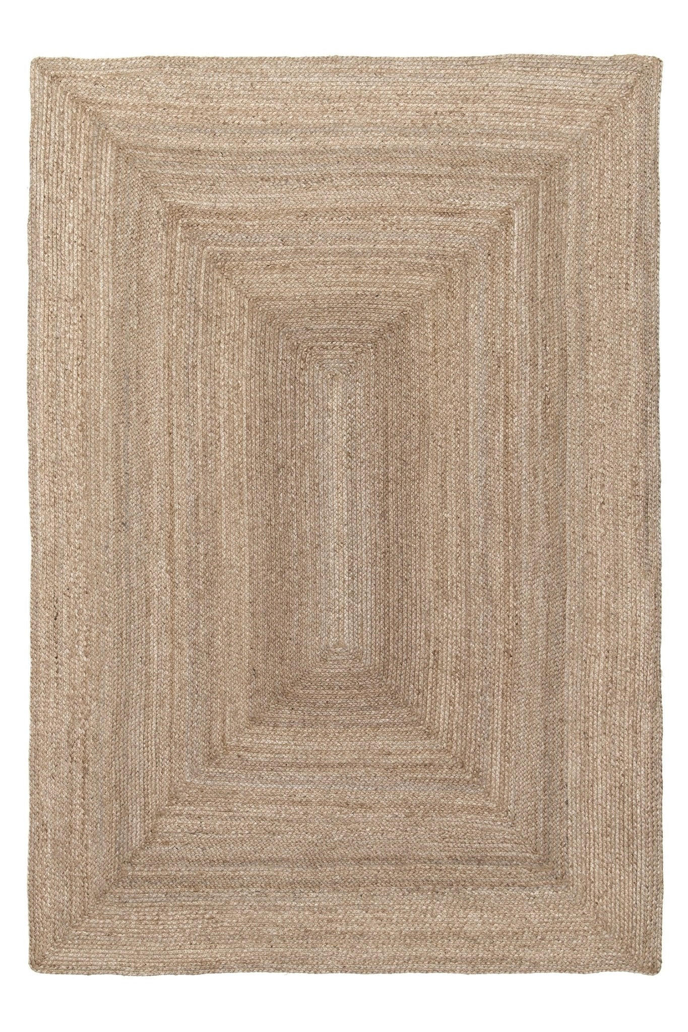 TEPPICH Design handgefertigt Jute bruin - Braun, Naturmaterialien (160/230cm) - AFK Living