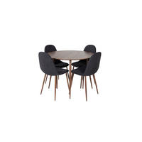 TISCHGRUPPE Schwarz - Schwarz, Holzwerkstoff (100/75/100cm) - ebuy24