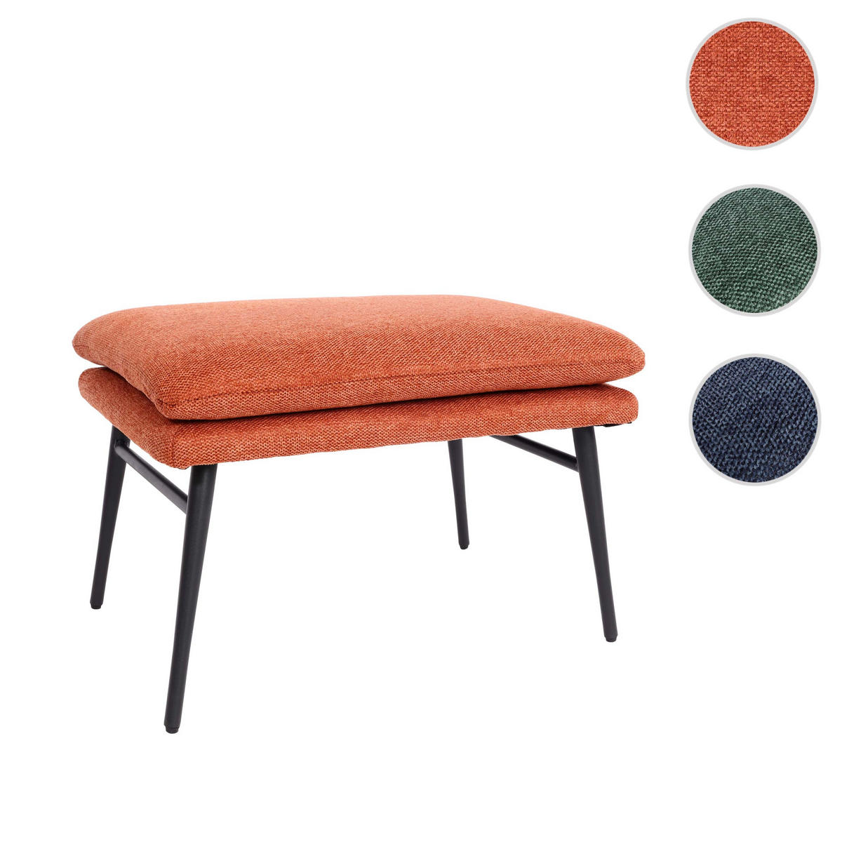HOCKER Braun - Braun, Textil (56/38/40cm) - MCW
