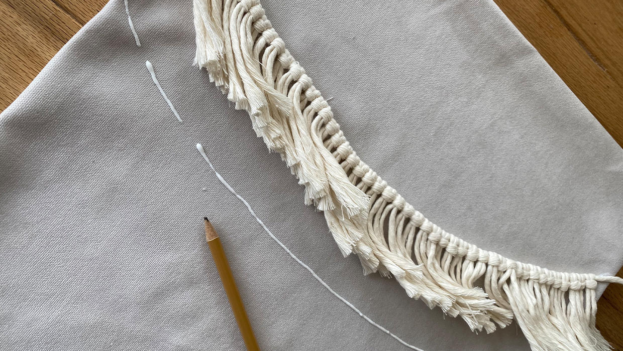 DIY Boho Kissen Kissen-Pimp