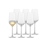 CHAMPAGNERGLÄSER Pure transparent 297 ml 6er Set - Transparent, Glas (0.297L) - Zwiesel Glas