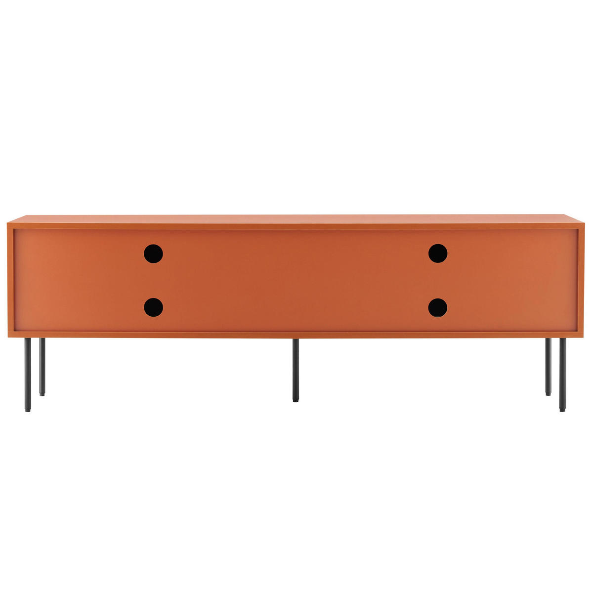 TV-MÖBEL 150 cm, Orange - Orange, Holz (40/50/150cm) - Oviala