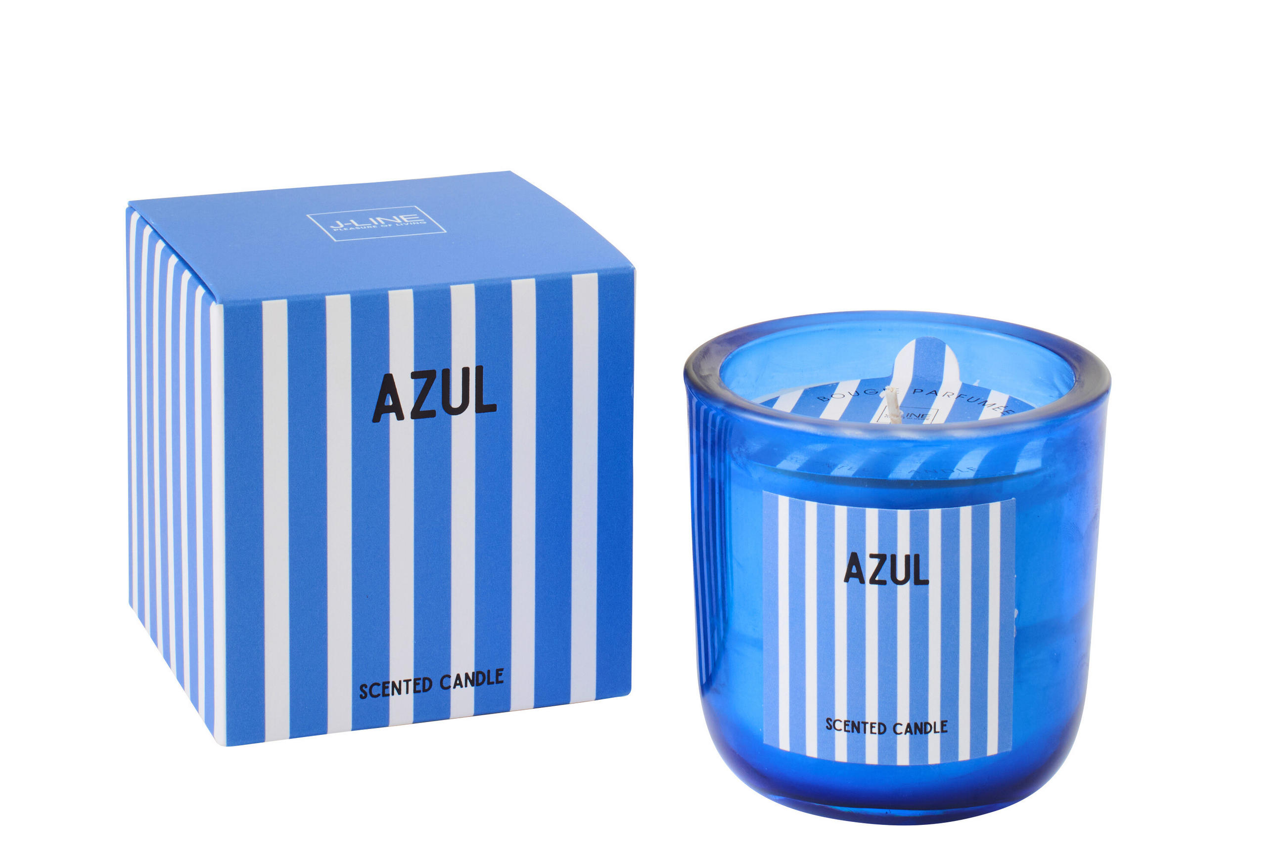 DUFTKERZE AZUL Blau - Blau, Paraffin (9.5/10cm) - J-Line